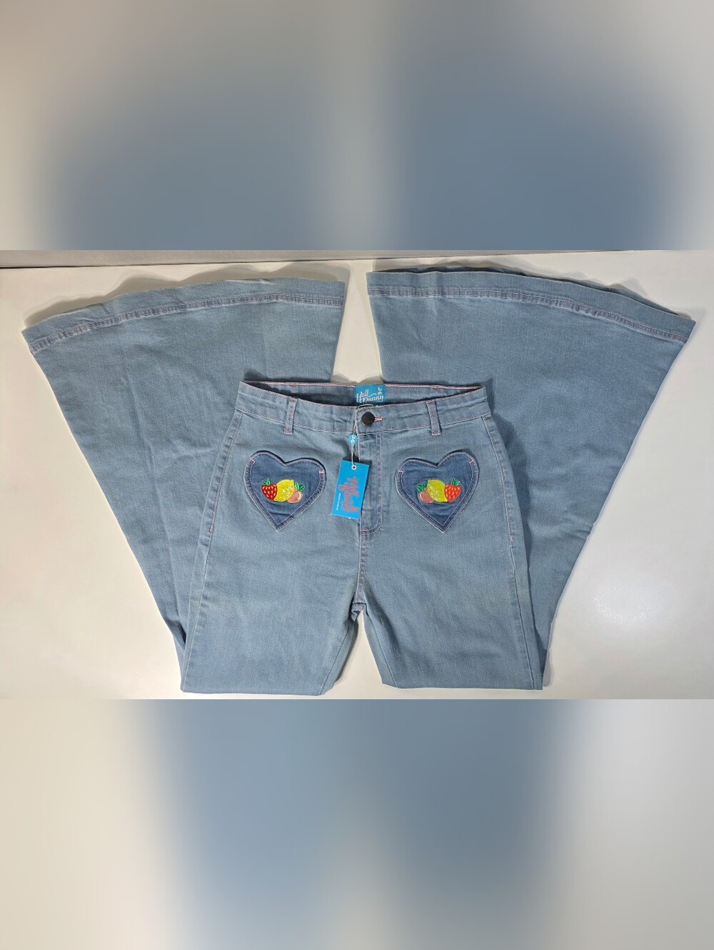 Hell Bunny Molly Flared Women’s Jeans Size 8 W30 Medium